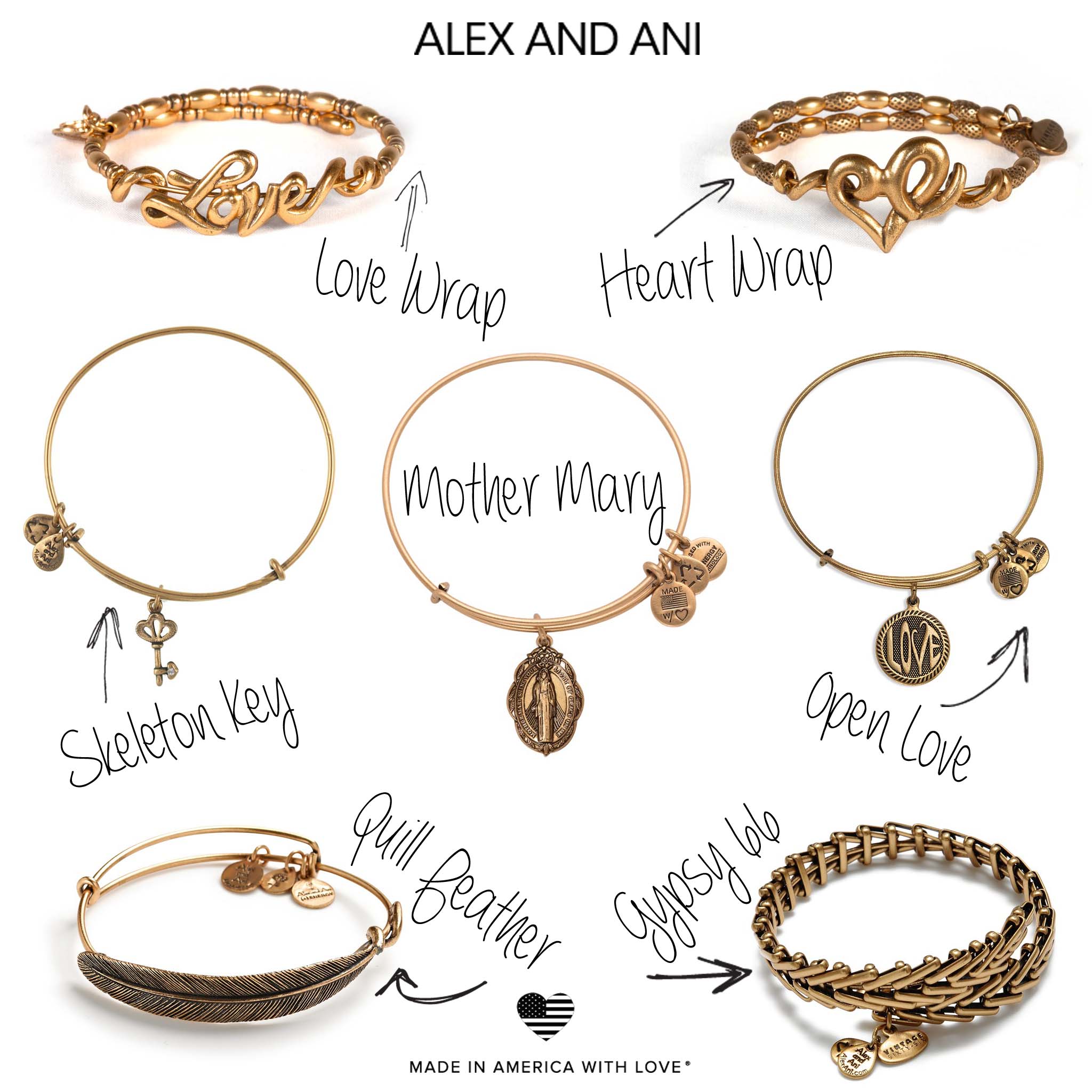 Positive love for Alex and Ani Bangles